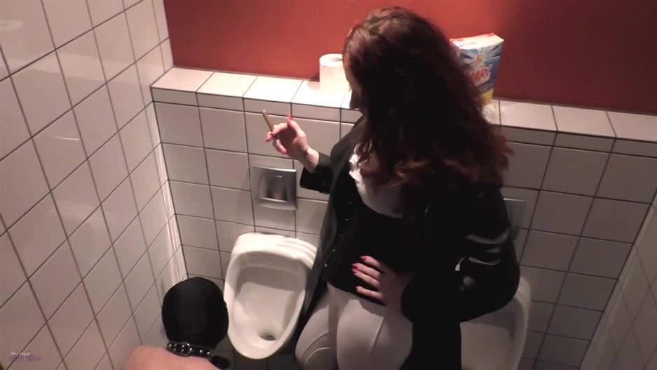 Mistress Lady Renee - Urinal 3 - Public Toilet Licking - HUMILIATION Games - pornevening.com